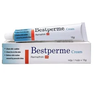 Kem bôi Bestpere Cream Quang Xanh điều trị ghẻ, rận, mẩn ngứa (15g)