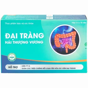 Viên uống Đại Tràng Hải Thượng Vương hỗ trợ kiện tỳ vị, giảm triệu chứng rối loạn tiêu hóa (2 vỉ x 10 viên)