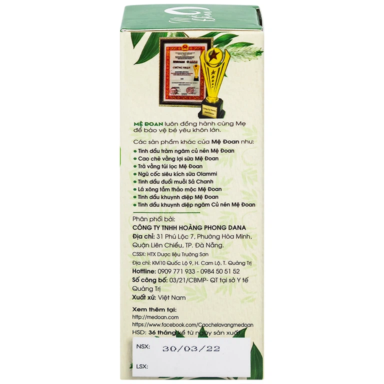 Tinh dầu Tràm Mệ Đoan hỗ trợ phòng giảm các chứng cảm cúm, sổ mũi, ho, ngạt mũi (50ml)