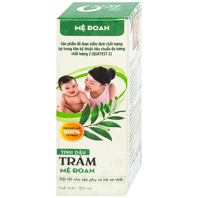 Tinh dầu Tràm Mệ Đoan hỗ trợ phòng giảm các chứng cảm cúm, sổ mũi, ho, ngạt mũi (50ml)