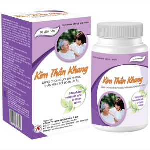 Viên nén Kim Thần Khang Á Âu dùng cho người suy nhược thần kinh, rối loạn lo âu (180 viên)