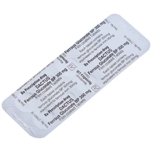 Thuốc Dactus 300mg Remedica dự phòng và điều trị thiếu máu, thiếu sắt (50 viên)