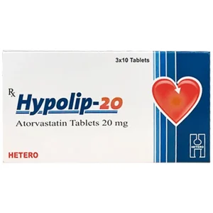 Thuốc Hypolip 20 Hetero điều trị tăng cholesterol toàn phần (3 vỉ x 10 viên)
