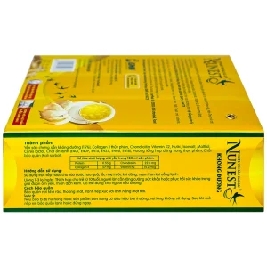 Nước Yến Sào cao cấp Nunest 15% không đường, giúp bồi bổ cơ thể, tăng cường sức khỏe (6 hũ x 70ml)