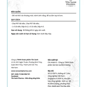 Viên uống Vị Nguyên hỗ trợ giảm acid dịch vị, bảo vệ niêm mạc dạ dày (90 viên)