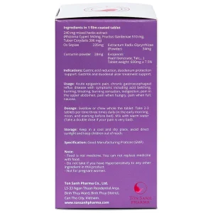 Viên uống Vị Nguyên hỗ trợ giảm acid dịch vị, bảo vệ niêm mạc dạ dày (90 viên)