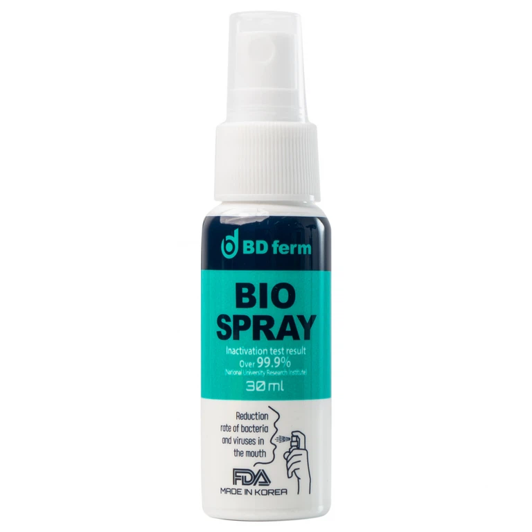 Men vi sinh kháng khuẩn dạng xịt BDFerm Bio - Spray 30ml ngăn ngừa các bệnh hô hấp