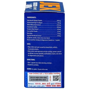 Viên uống Jex Ecogreen hỗ trợ giảm đau trong thoái hoá khớp, viêm khớp (60 viên)
