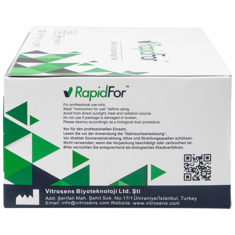 Kit Test RapidFor Sars-CoV-2 Rapid Antigen Kit hỗ trợ test nhanh kháng nguyên Sars Cov-2 (25 kít)