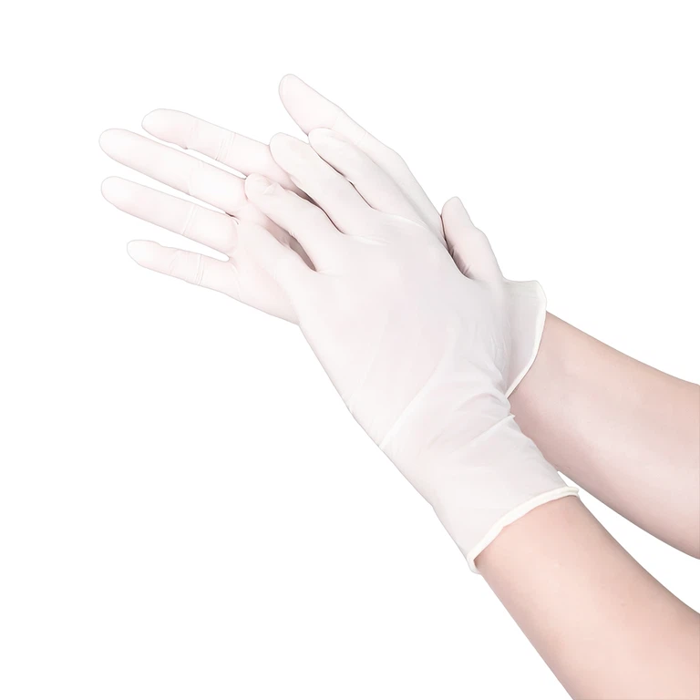 Găng tay cao su y tế không bột Size S Polymer Latex Asap Powder Free Examination Gloves (100 cái)