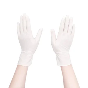 Găng tay cao su y tế không bột Size M Polymer Latex Asap Powder Free Examination Gloves (100 cái)