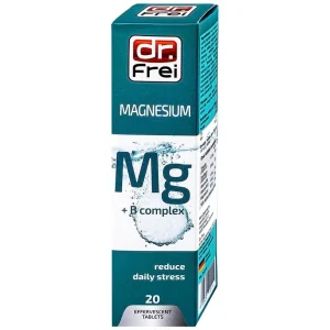 Viên sủi Magnesium + B Complex Dr. Frei hỗ trợ giảm căng thẳng (20 viên)