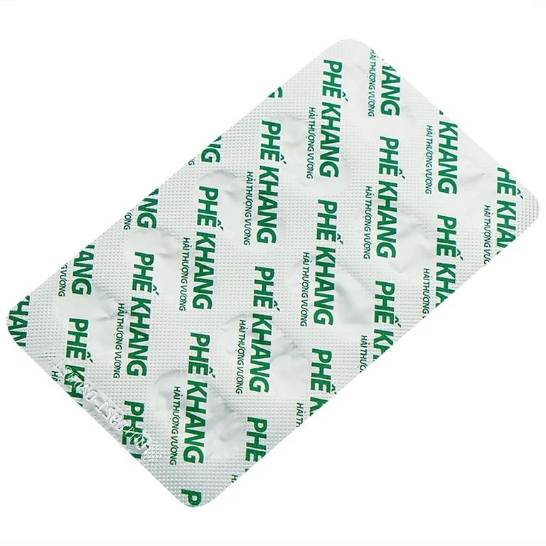 Viên uống Phế Khang Hải Thượng Vương Vesta hỗ trợ giảm đau rát họng, khản tiếng do ho kéo dài (3 vỉ x 10 viên)