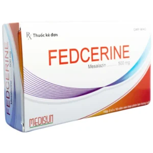 Thuốc Fedcerine Medisun điều trị viêm loét đại tràng (3 vỉ x 10 viên)