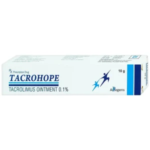 Thuốc mỡ Tacrohope Tacrolimus Ointment 0.1% Allegen điều trị viêm da dị ứng (10g)