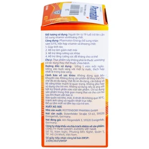 Viên uống Pharmaton Energy hỗn hợp vitamin và khoáng chất giúp tỉnh táo, hỗ trợ giảm mệt mỏi (30 viên)