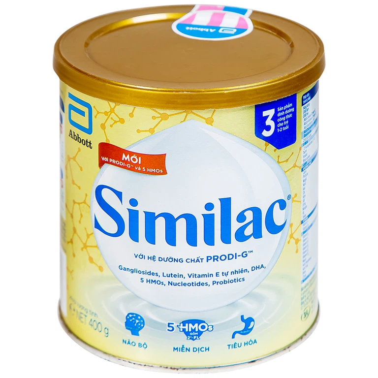 Sữa bột Similac 3 Abbott bổ sung dinh dưỡng cho trẻ 1 - 2 tuổi (400g)