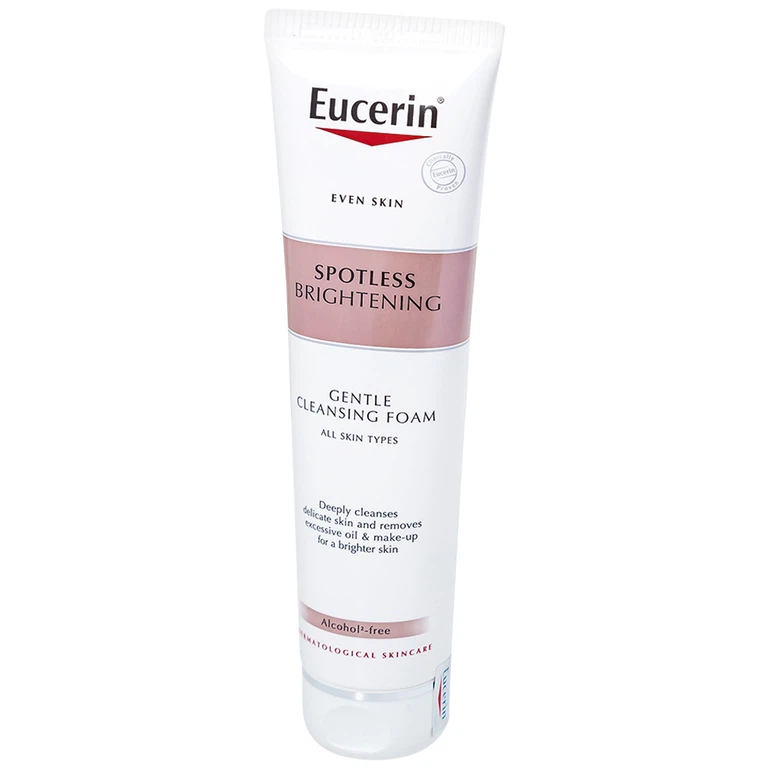 Sữa rửa mặt dịu nhẹ sáng da Eucerin Spotless Brightening Gentle Cleansing Foam dành cho mọi loại da (150ml)