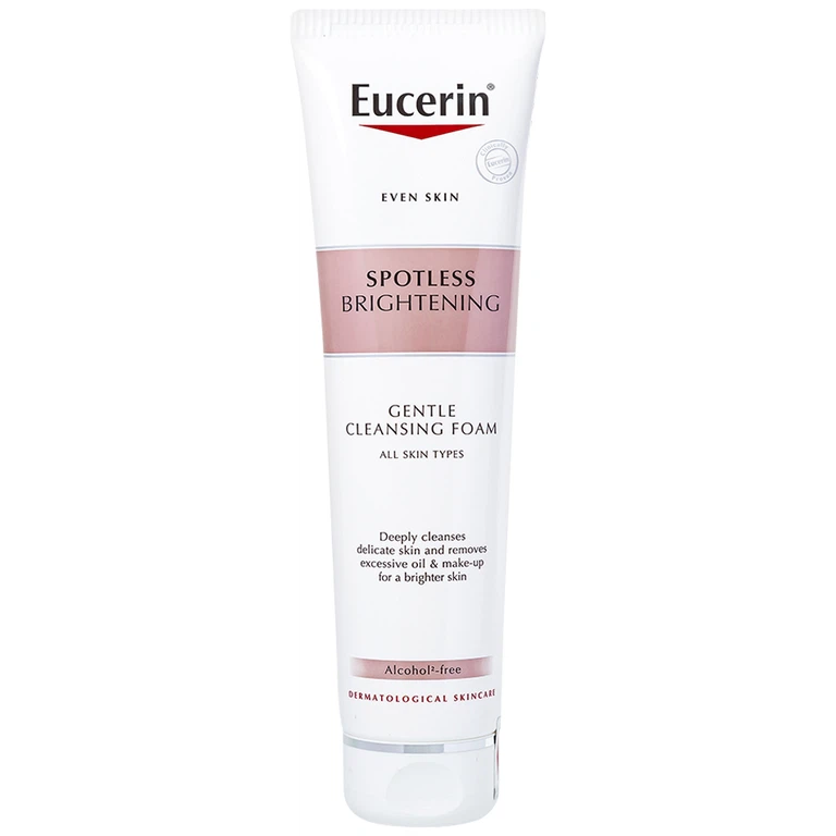 Sữa rửa mặt dịu nhẹ sáng da Eucerin Spotless Brightening Gentle Cleansing Foam dành cho mọi loại da (150ml)