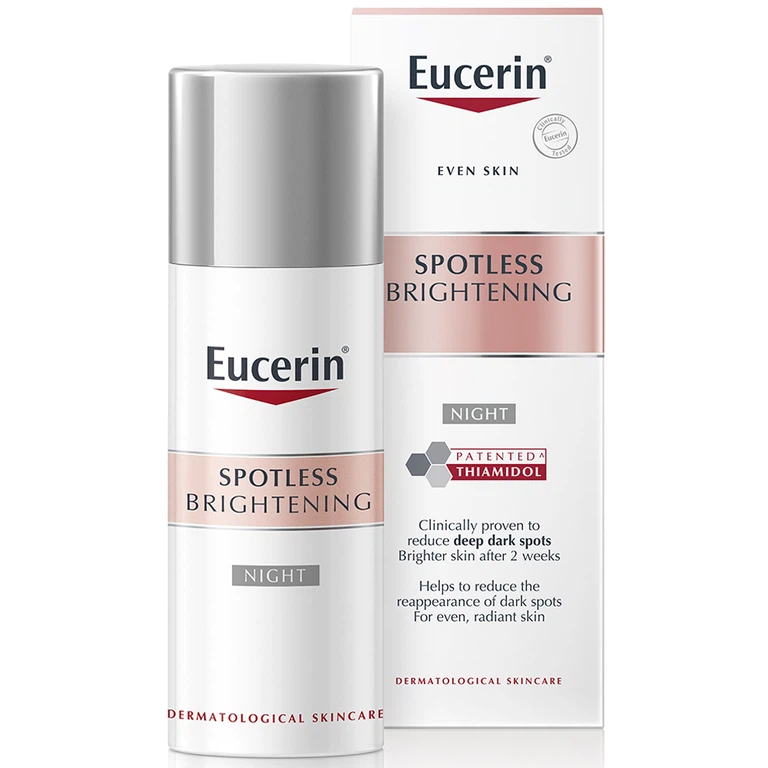 Kem dưỡng sáng da ban đêm Eucerin Even Skin Spotless Brightening Night giảm vết thâm nám, đốm nâu (50ml)