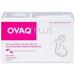 Viên uống OVAQ Plus TW Mediplantex bổ sung dinh dưỡng cho phụ nữ trước khi mang thai (30 Viên)