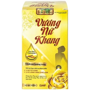 Viên nang cứng Vương Nữ Khang Royal Care hỗ trợ hạn chế sự phát triển u xơ tử cung, u vú lành tính (60 viên)