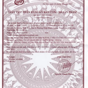 Viên nang cứng Vương Nữ Khang Royal Care hỗ trợ hạn chế sự phát triển u xơ tử cung, u vú lành tính (60 viên)