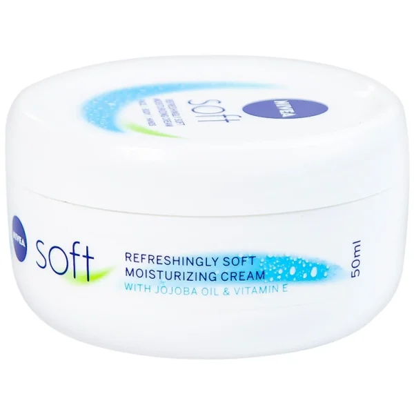 Kem dưỡng mềm da Nivea Soft bổ sung vitamin E, cân bằng độ ẩm (50ml)