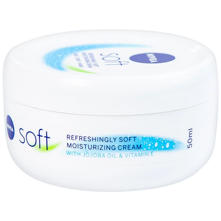 Kem dưỡng mềm da Nivea Soft bổ sung vitamin E, cân bằng độ ẩm (50ml)