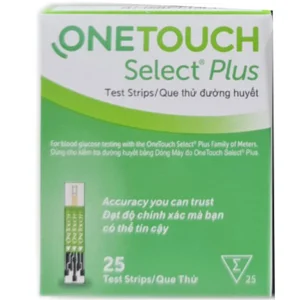 Que thử đường huyết Onetouch Select Plus (25 que)