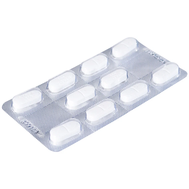 Viên nén Paracetamol Stada 500mg điều trị các cơn đau đầu, đau thần kinh, đau răng (10 vỉ x 10 viên)