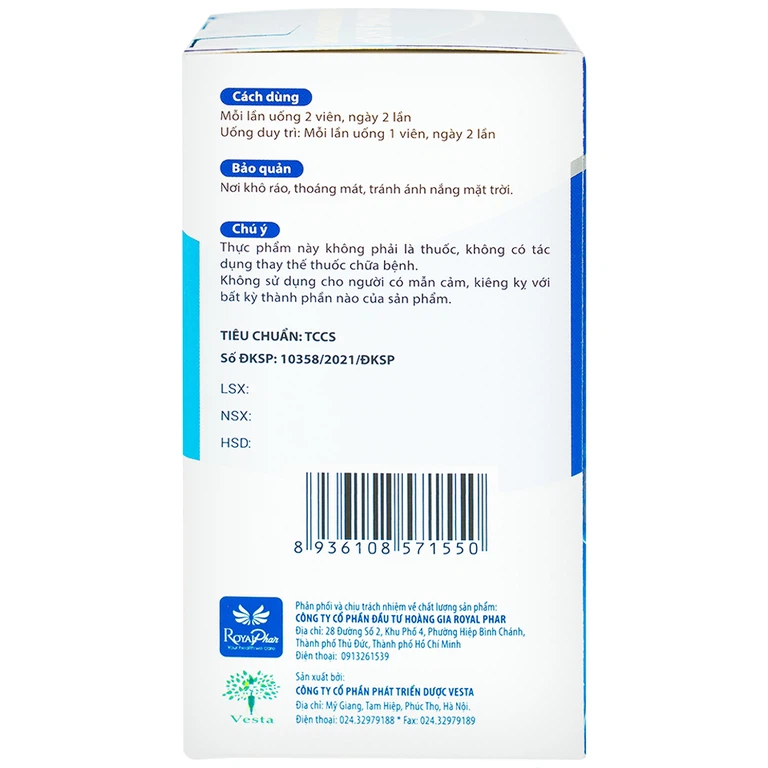 Viên nang cứng Xương Khớp Hải Thượng Vương hỗ trợ giảm nguy cơ thoái hóa xương khớp (30 viên)