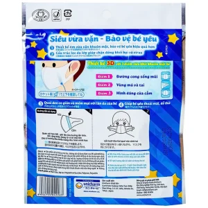 Khẩu trang trẻ em 3D mask Kids Unicharm ngăn khói bụi, bụi mịn PM 2.5 (5 cái)