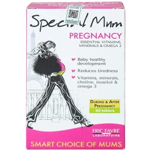 Viên uống Special Mum Grossesse Eric Favre bổ sung các vitamin, khoáng chất (4 vỉ x 15 viên)