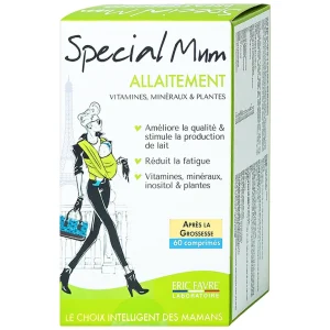 Viên uống Special Mum Breastfeeding Eric Favre bổ sung các vitamin, khoáng chất (4 vỉ x 15 viên)