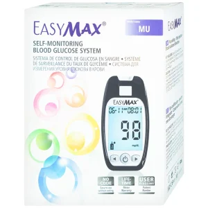 Má́y thử đường huyết Easy Max MU hỗ trợ đo lượng đường trong máu