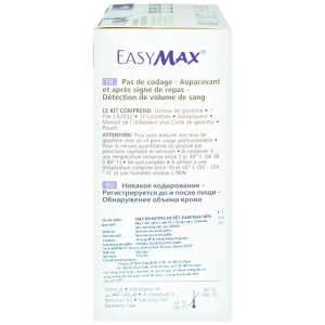 Má́y thử đường huyết Easy Max Mini hỗ trợ đo lượng đường trong máu
