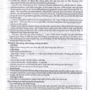 Thuốc Acetab Extra Agimexpharm điều trị triệu chứng cảm cúm (10 vỉ x 10 viên)