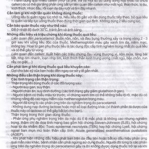 Thuốc Acetab Extra Agimexpharm điều trị triệu chứng cảm cúm (10 vỉ x 10 viên)