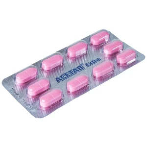 Thuốc Acetab Extra Agimexpharm điều trị triệu chứng cảm cúm (10 vỉ x 10 viên)