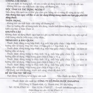 Cao Sao Vàng Danapha điều trị cảm cúm, nhức đầu (16g)