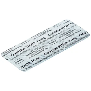 Thuốc Cetirizine Stada 10mg điều trị viêm mũi dị ứng, mày đay (10 vỉ x 10 viên)