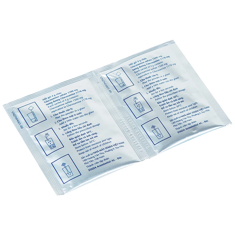 Thuốc Glucosamine Stada 1500mg hỗ trợ giảm triệu chứng của thoái hóa khớp gối (30 gói)