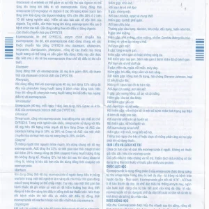 Thuốc Esomeprazole Stada 20mg điều trị trào ngược dạ dày, thực quản (2 vỉ x 10 viên)