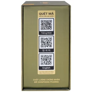 Viên uống Hồng Sâm Hàn Quốc Shinsam Shinpoong Deawoo hỗ trợ tăng cường sức khỏe (180 viên)
