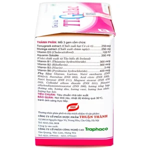 Cốm lợi sữa TT.Galac Traphaco hỗ trợ lợi sữa, tăng tiết sữa, giảm nguy cơ tắc tuyến sữa (20 gói x 3g)