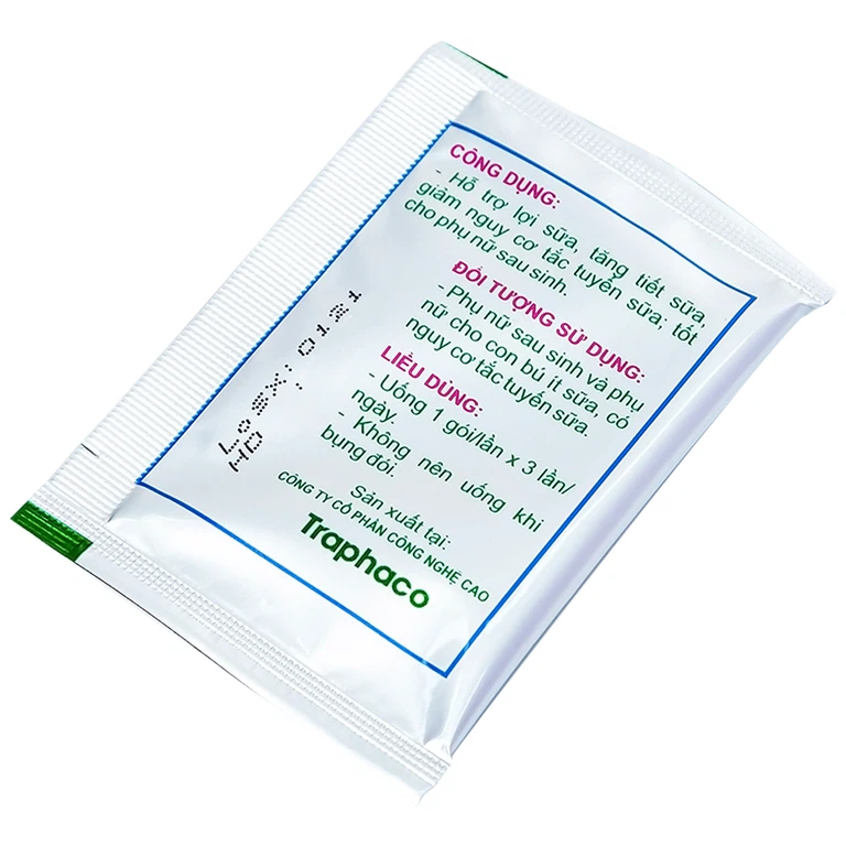 Cốm lợi sữa TT.Galac Traphaco hỗ trợ lợi sữa, tăng tiết sữa, giảm nguy cơ tắc tuyến sữa (20 gói x 3g)