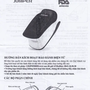 Máy đo nồng độ oxy trong máu Jumper JPD 500D Led thiết kế nhỏ gọn và sử dụng dễ dàng