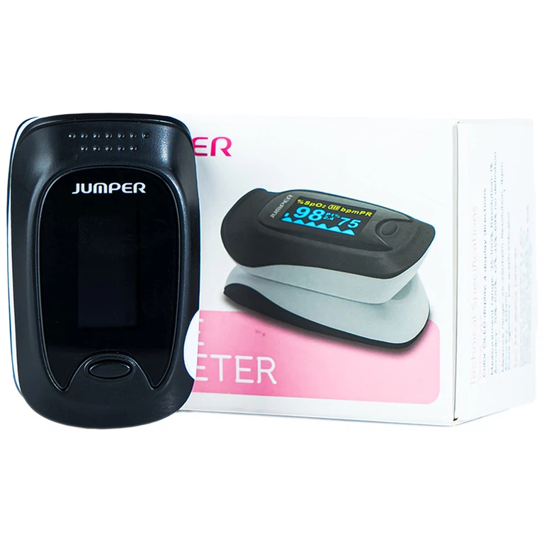 Máy đo nồng độ oxy trong máu Jumper JPD 500D Oled thiết kế nhỏ gọn và sử dụng dễ dàng