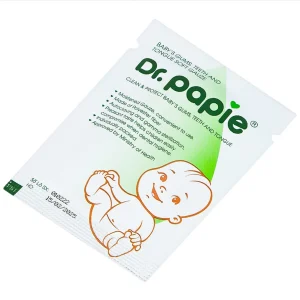 Gạc răng miệng Dr.Papie làm sạch và bảo vệ răng miệng cho bé (30 gói)